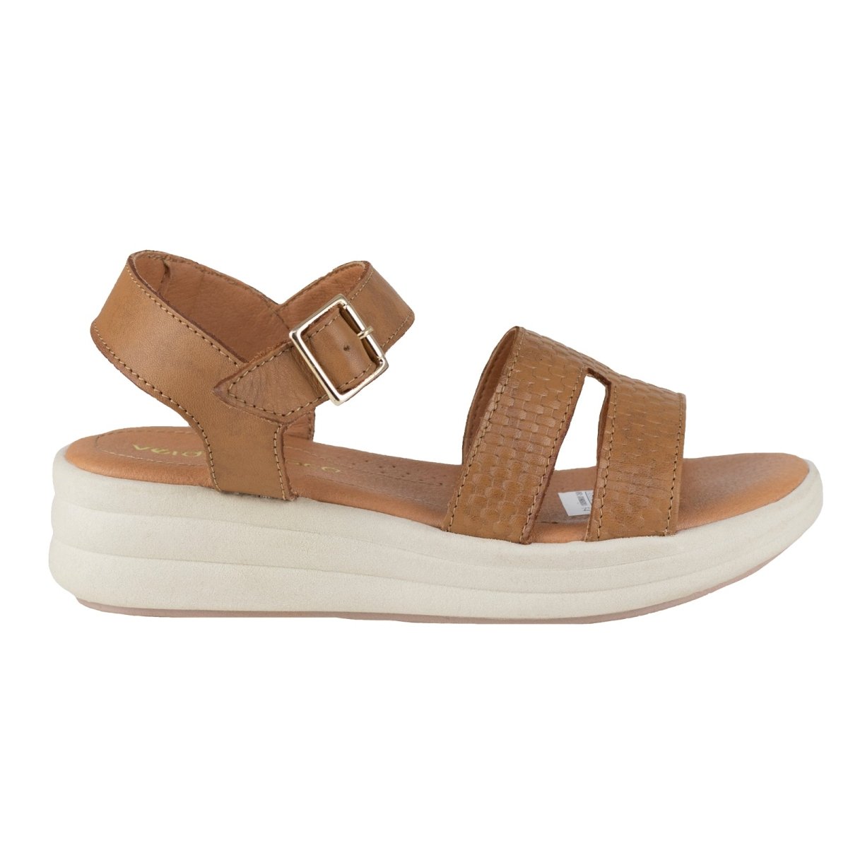 Sandalia Casual Para Dama Verde Tabaco 6041 Tan VT6041 - 220 - TAN - Roma Zapaterías