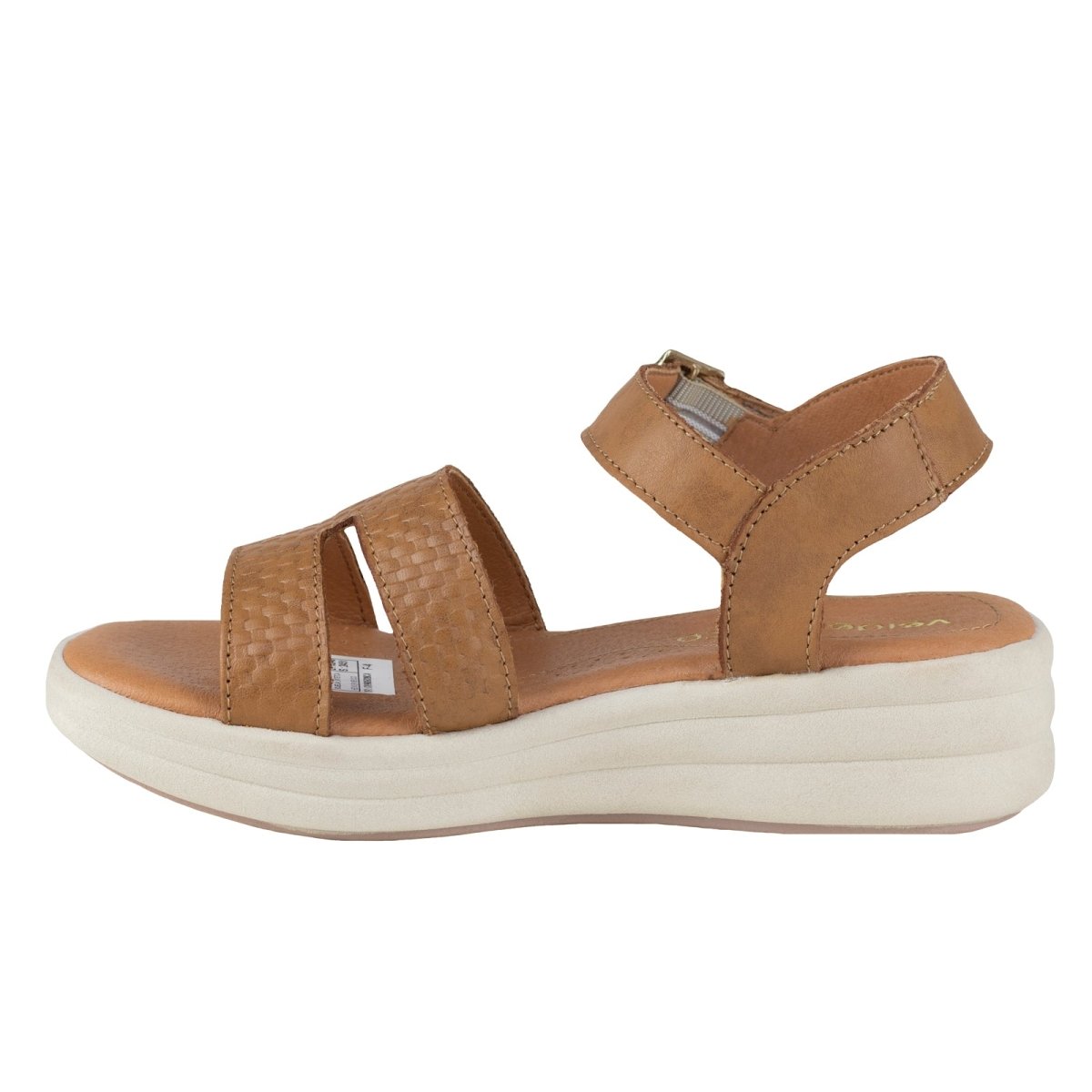 Sandalia Casual Para Dama Verde Tabaco 6041 Tan VT6041 - 220 - TAN - Roma Zapaterías