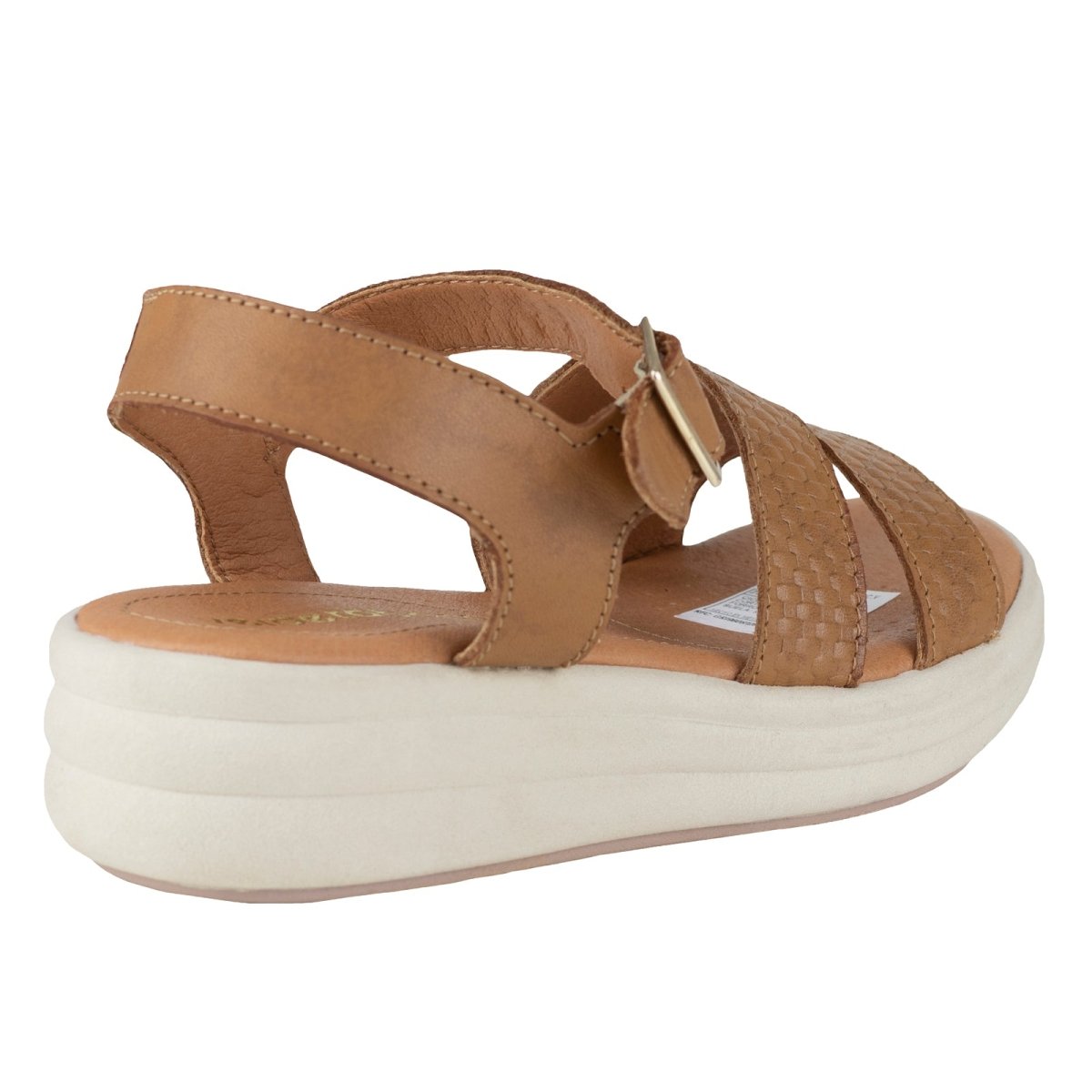 Sandalia Casual Para Dama Verde Tabaco 6041 Tan VT6041 - 220 - TAN - Roma Zapaterías