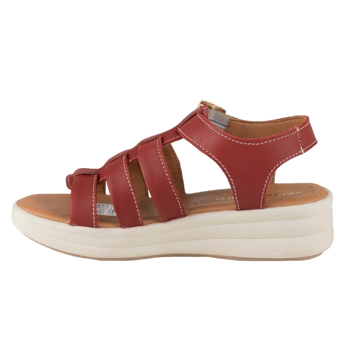 Sandalia Casual Para Dama Verde Tabaco 6043 Rust VT6043 - 220 - RST - Roma Zapaterías