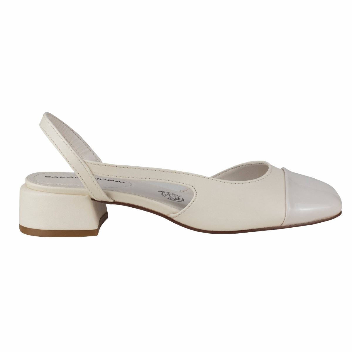 Sandalia Con Tacon Para Dama Salamandra 28402 - G Latte 28402G - 225 - SCL - Roma Zapaterías