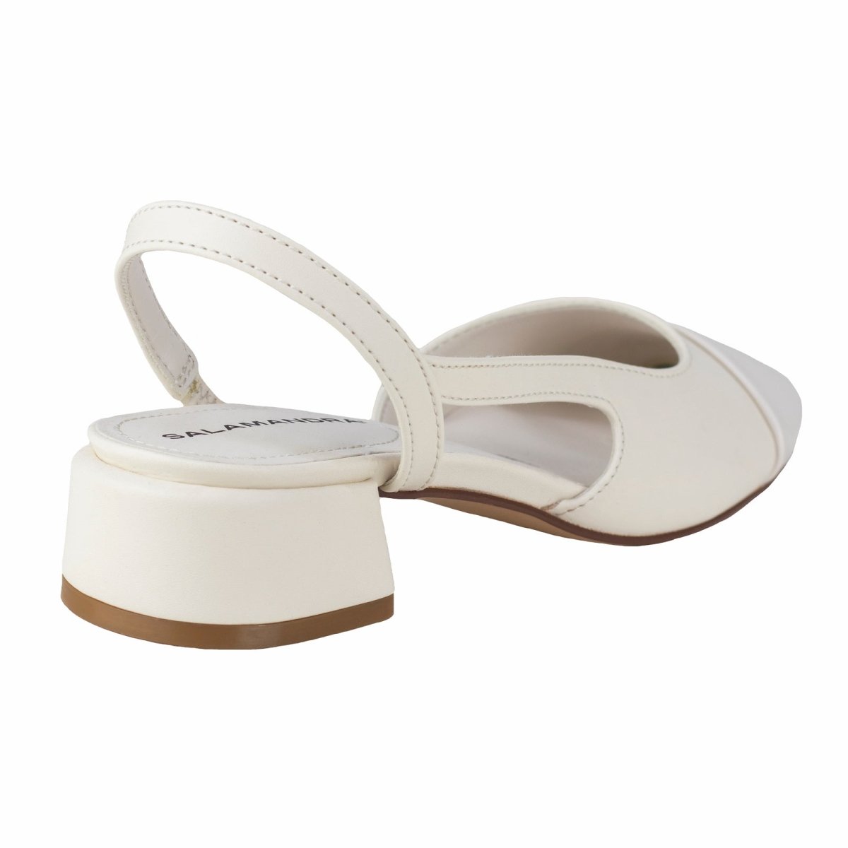 Sandalia Con Tacon Para Dama Salamandra 28402 - G Latte 28402G - 225 - SCL - Roma Zapaterías