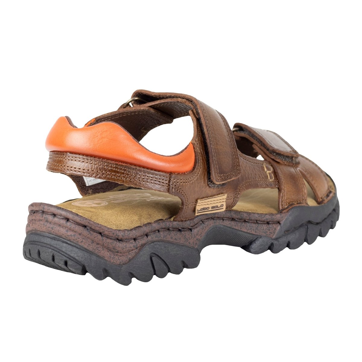 Sandalia Confort Para Caballero Lobo Solo 6153 Camel LS6153 - 250 - TPC - Roma Zapaterías
