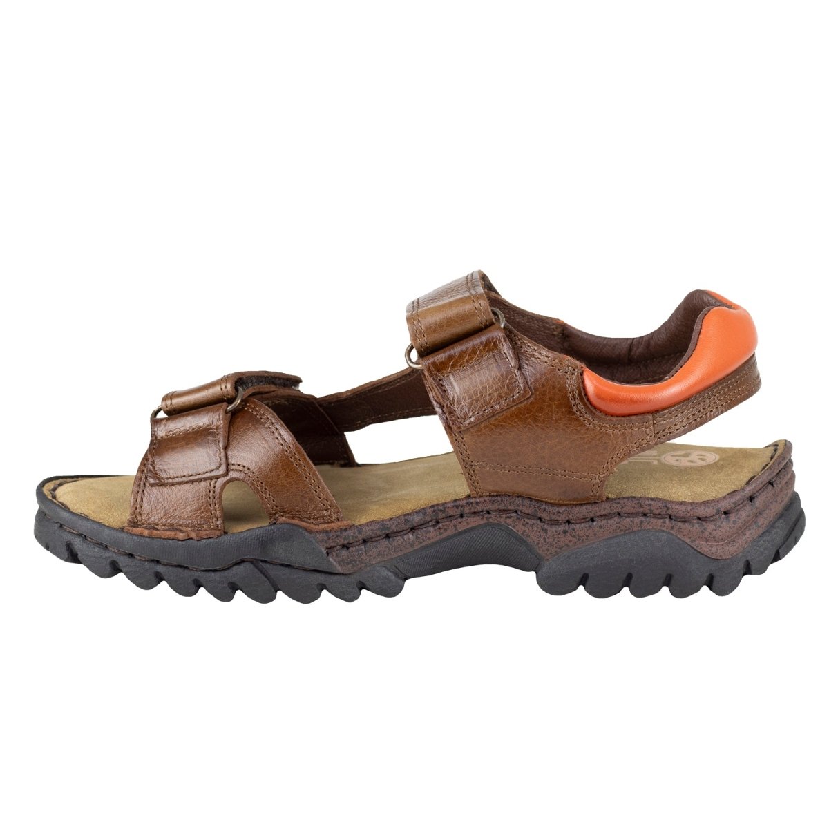 Sandalia Confort Para Caballero Lobo Solo 6153 Camel LS6153 - 250 - TPC - Roma Zapaterías