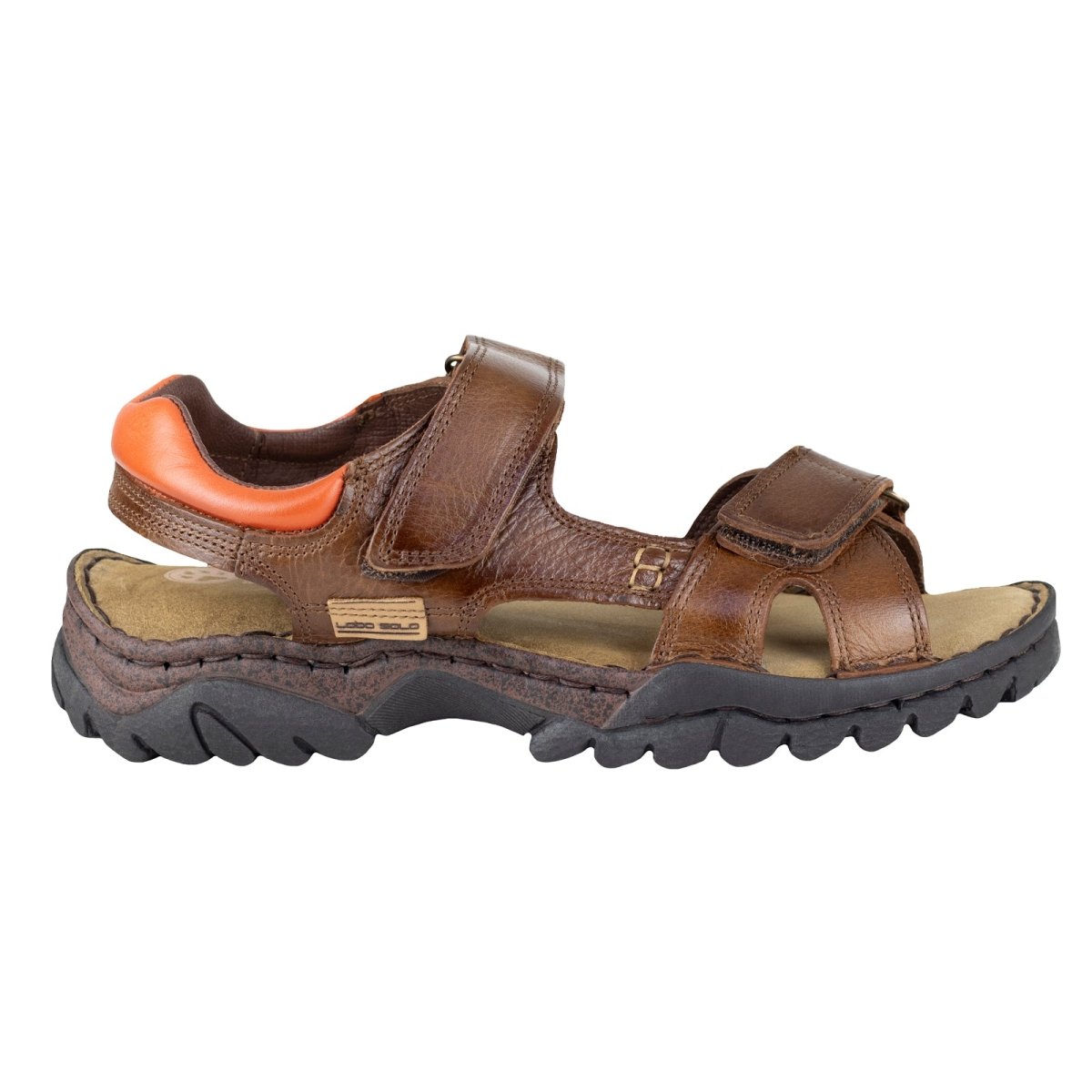 Sandalia Confort Para Caballero Lobo Solo 6153 Camel LS6153 - 250 - TPC - Roma Zapaterías