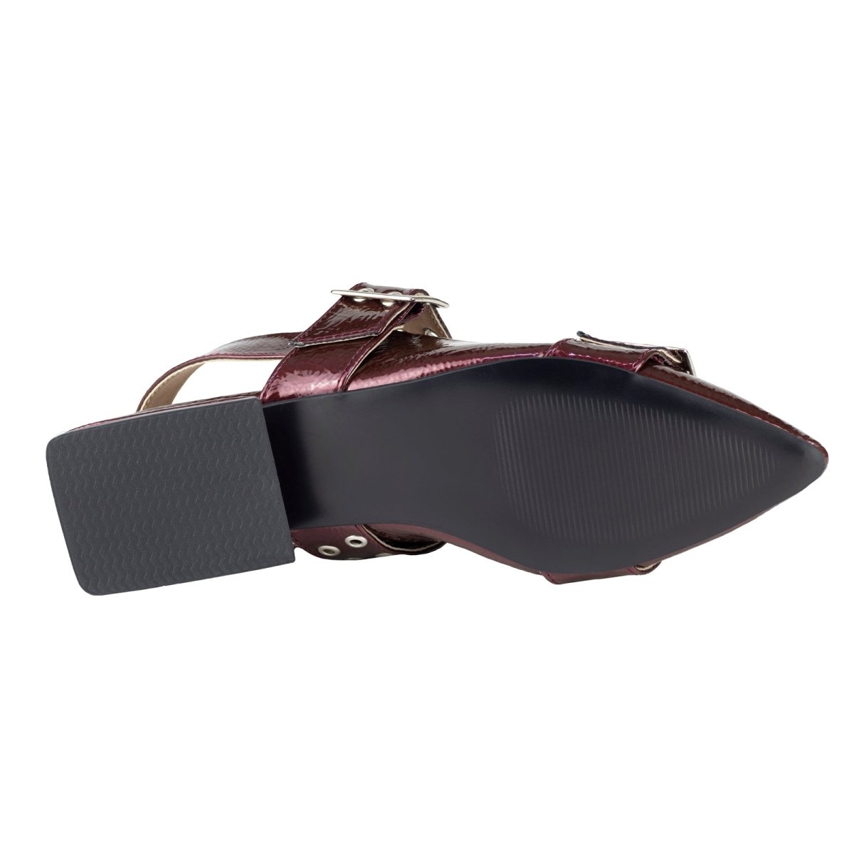 Sandalia Flat Para Dama Salamandra 29405 - H Merlot 29405H - 225 - CAT - Roma Zapaterías