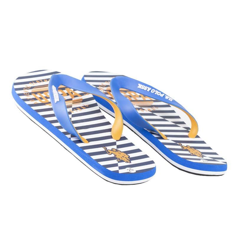 Sandalia Para Caballero U.S Polo Assn 21219 Azul Naranja PO21219 - 250 - BOR - Roma Zapaterías