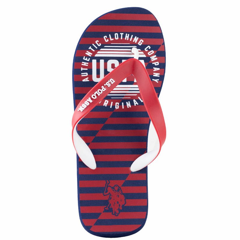 Sandalia Para Caballero U.S Polo Assn 21219 Marino Rojo PO21219 - 250 - NRE - Roma Zapaterías