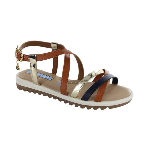 SANDALIA REBECA 03 MIEL - AZUL 7500423591022 - Roma Zapaterías