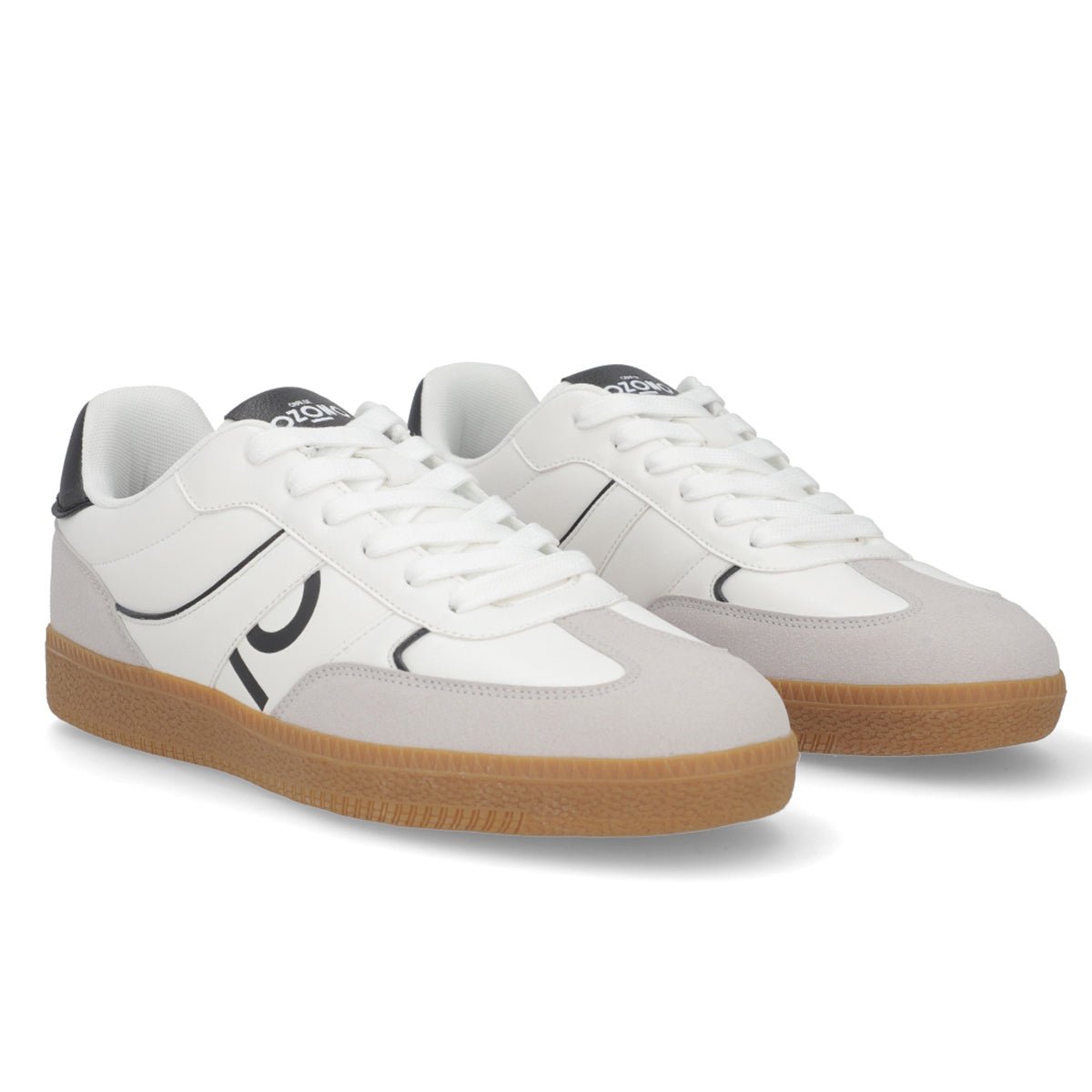 Tenis Choclo Para Caballero Capa De Ozono 616301 Blanco Negro CO616301 - 250 - BCN - Roma Zapaterías