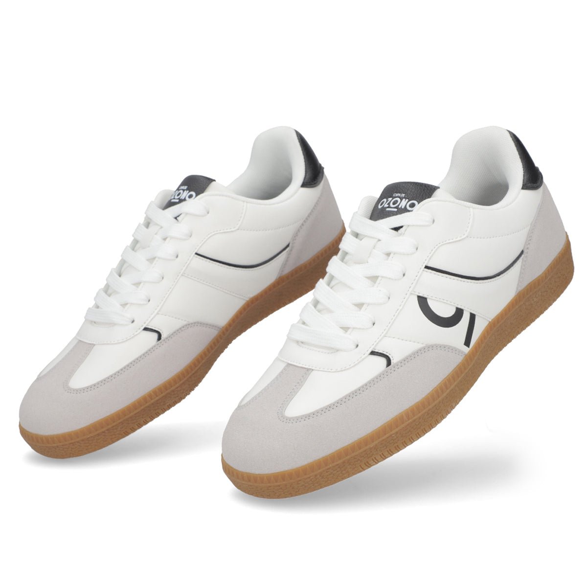 Tenis Choclo Para Caballero Capa De Ozono 616301 Blanco Negro CO616301 - 250 - BCN - Roma Zapaterías