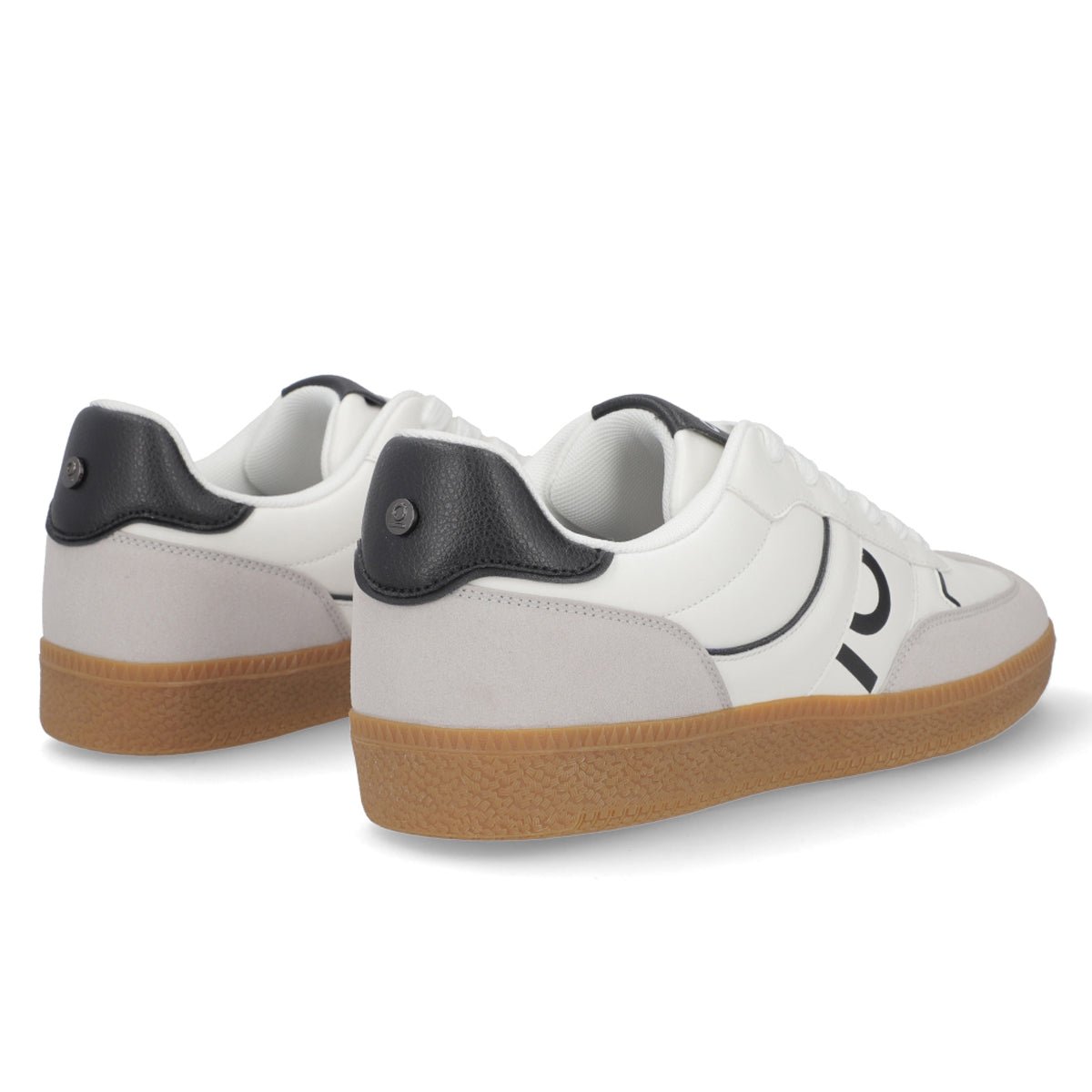 Tenis Choclo Para Caballero Capa De Ozono 616301 Blanco Negro CO616301 - 250 - BCN - Roma Zapaterías