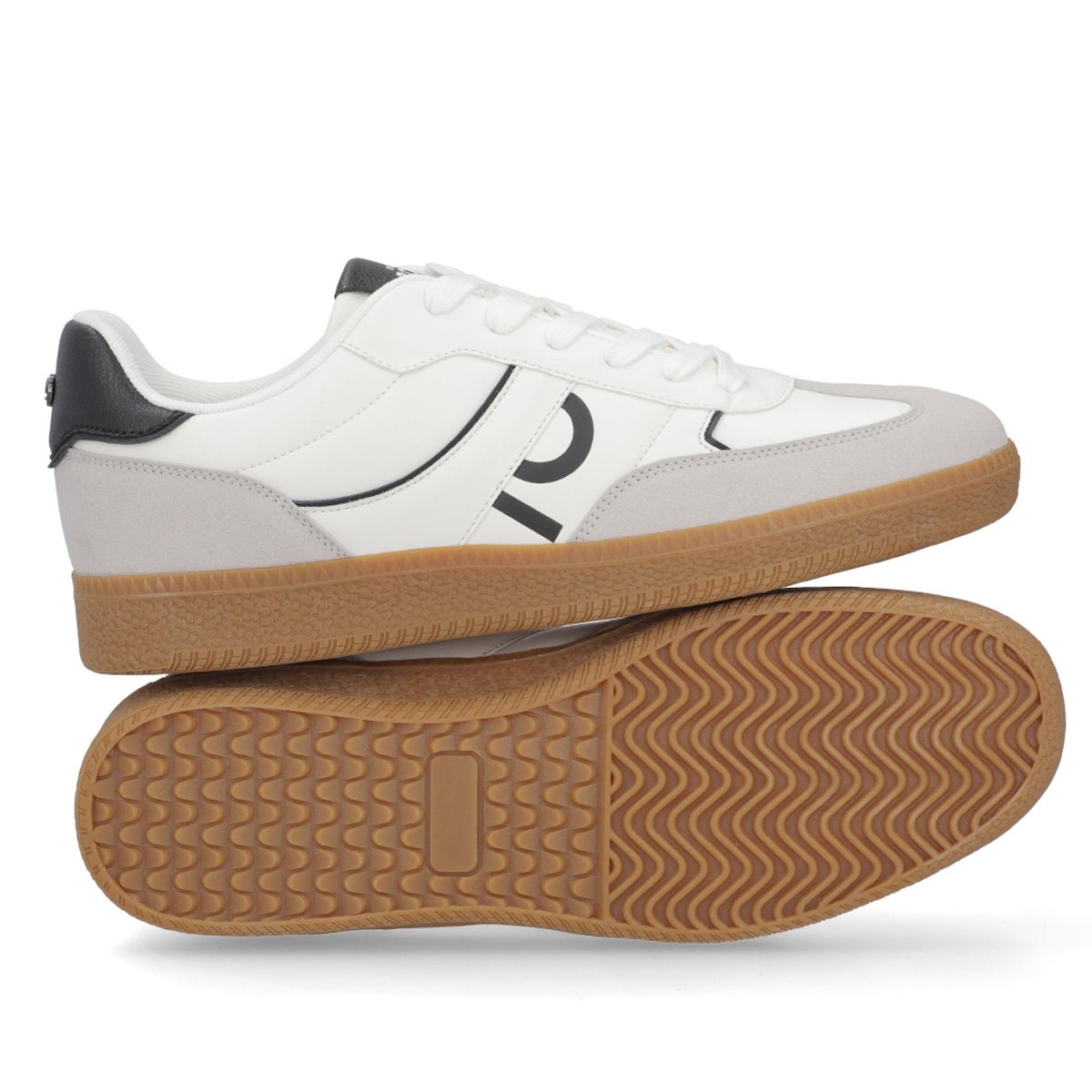 Tenis Choclo Para Caballero Capa De Ozono 616301 Blanco Negro CO616301 - 250 - BCN - Roma Zapaterías