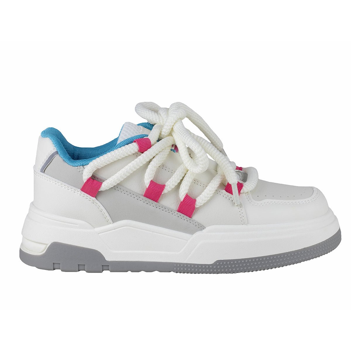 Tenis Chunky Dama Capa De Ozono 614901 Blanco Gris CO614901 - 220 - BCG - Roma Zapaterías