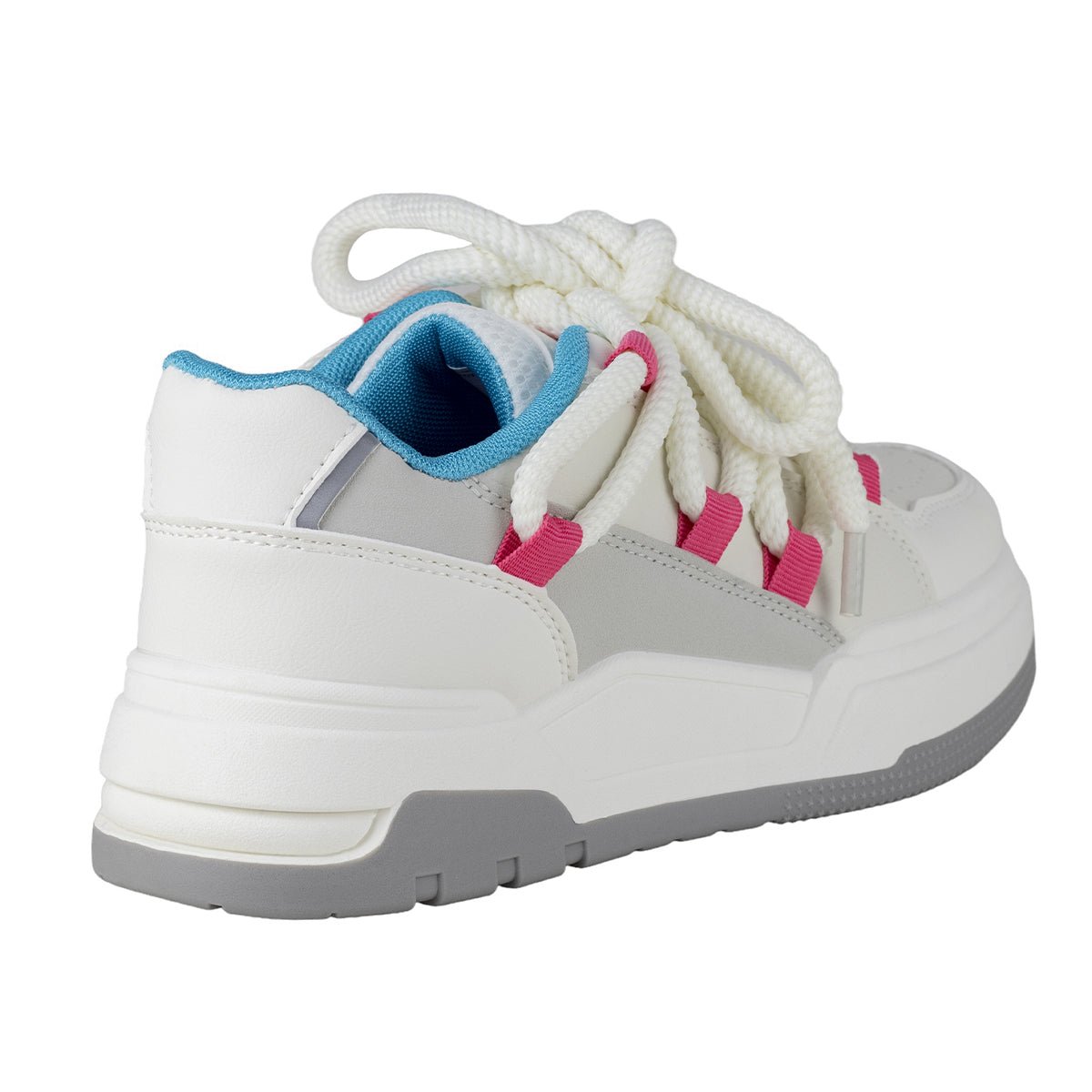 Tenis Chunky Dama Capa De Ozono 614901 Blanco Gris CO614901 - 220 - BCG - Roma Zapaterías