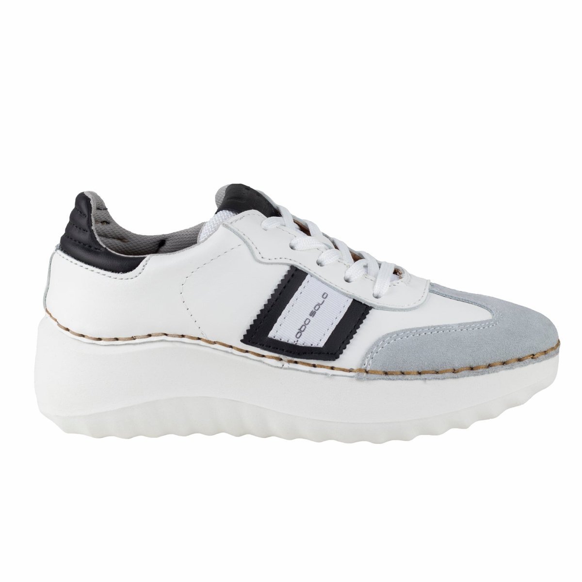 Tenis De Plataforma Para Dama Lobo Solo 4808 Vail Blanco LS4808 - 220 - VBC - Roma Zapaterías