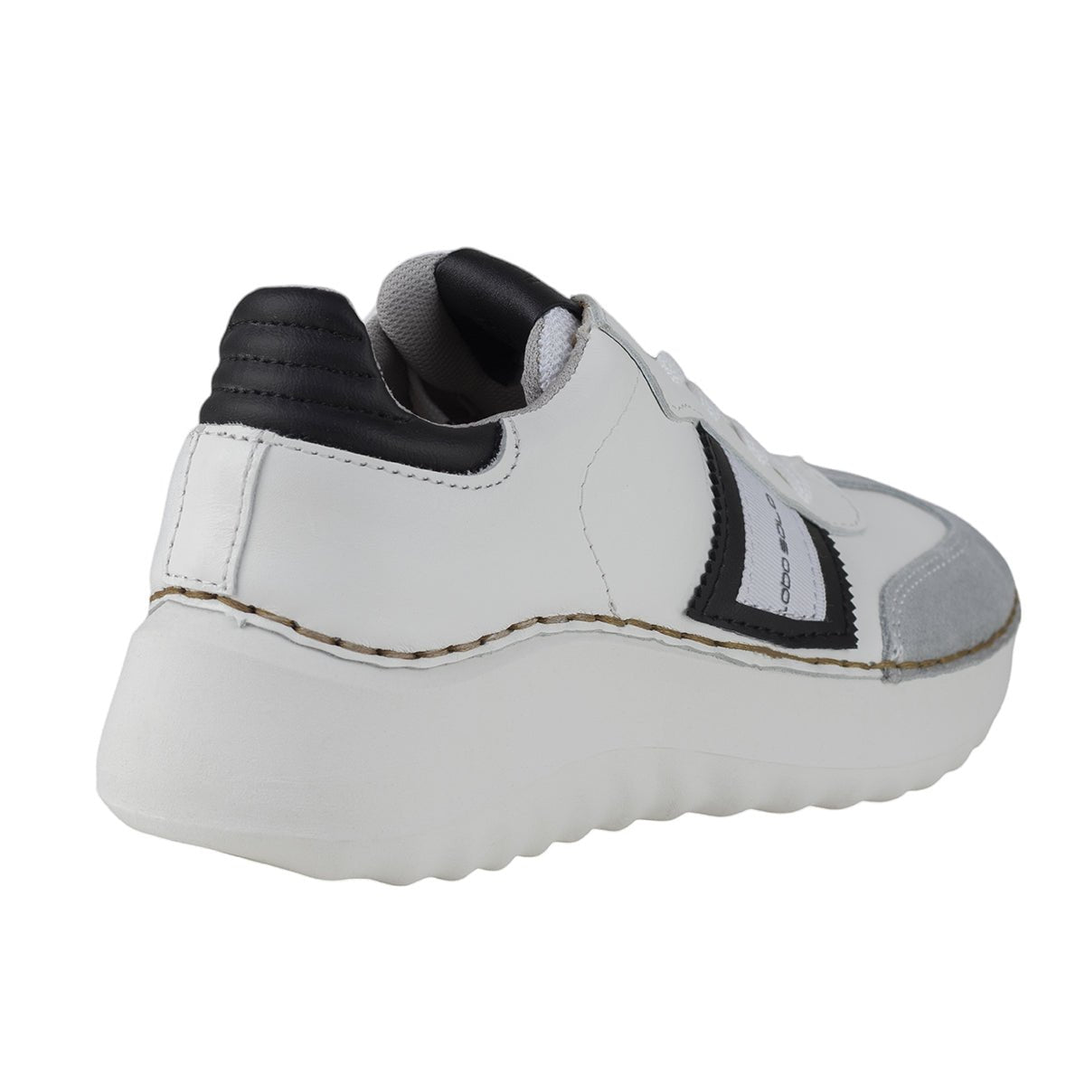 Tenis De Plataforma Para Dama Lobo Solo 4808 Vail Blanco LS4808 - 220 - VBC - Roma Zapaterías