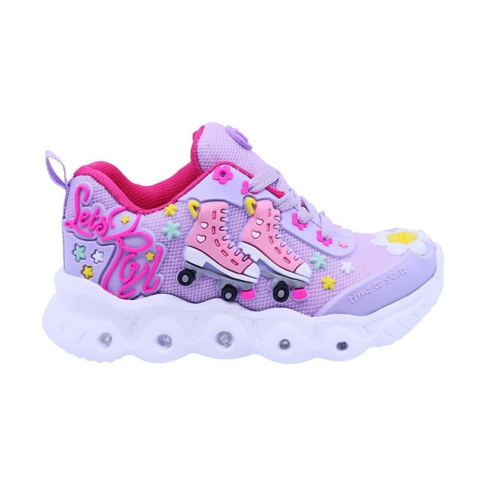 TENIS NIÑA CON LUCES 00 MORADO 7500424027148 - Roma Zapaterías