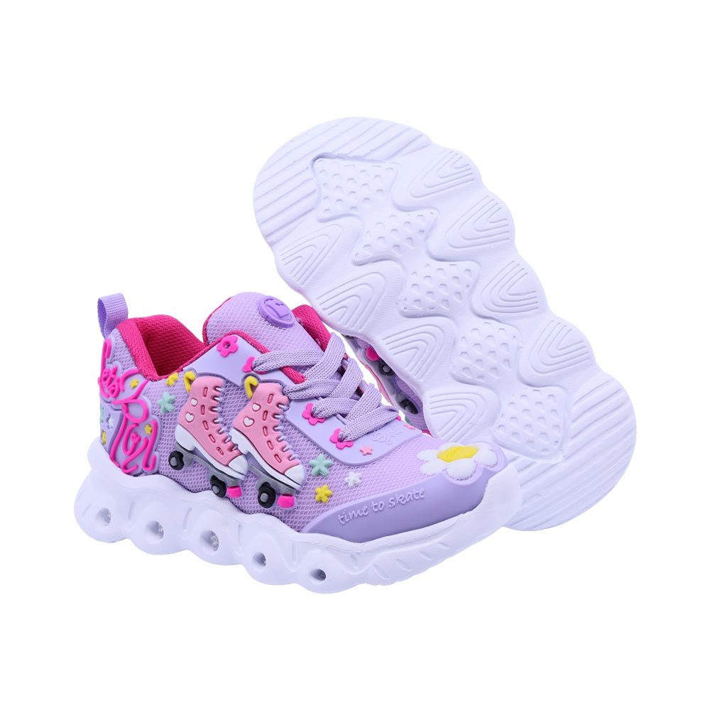 TENIS NIÑA CON LUCES 00 MORADO 7500424027148 - Roma Zapaterías