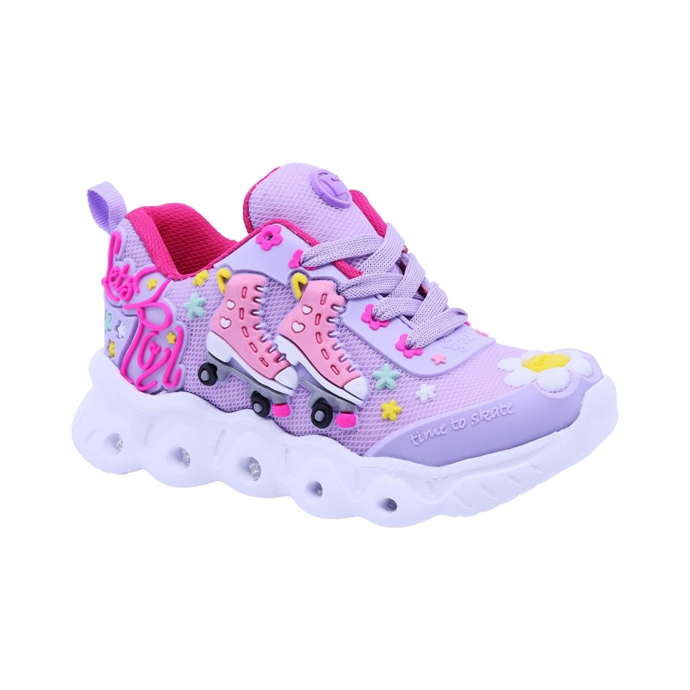 TENIS NIÑA CON LUCES 00 MORADO 7500424027148 - Roma Zapaterías
