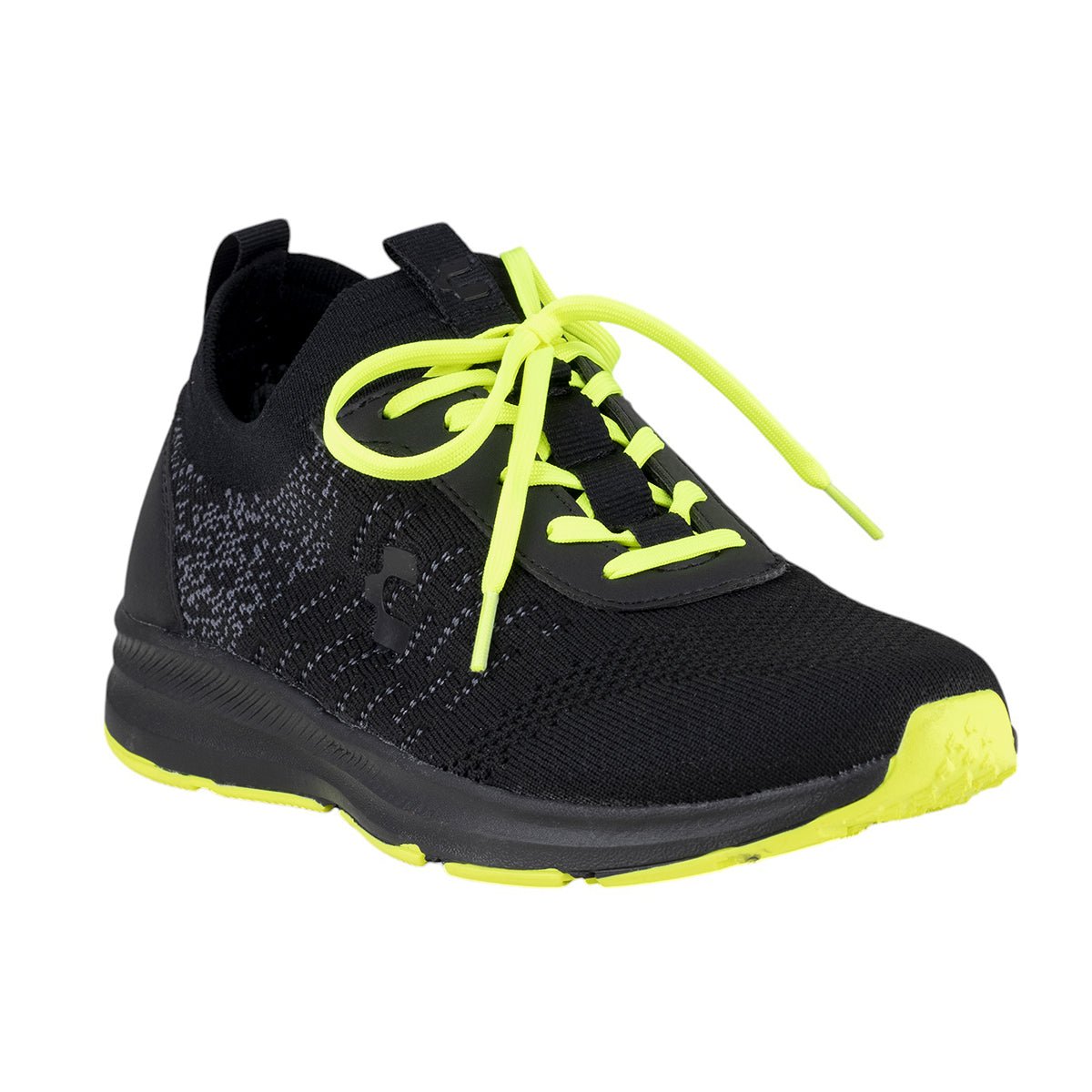 Tenis Running Para Caballero Charly 1029898 Negro Limón 1029898 - 300 - 007 - Roma Zapaterías