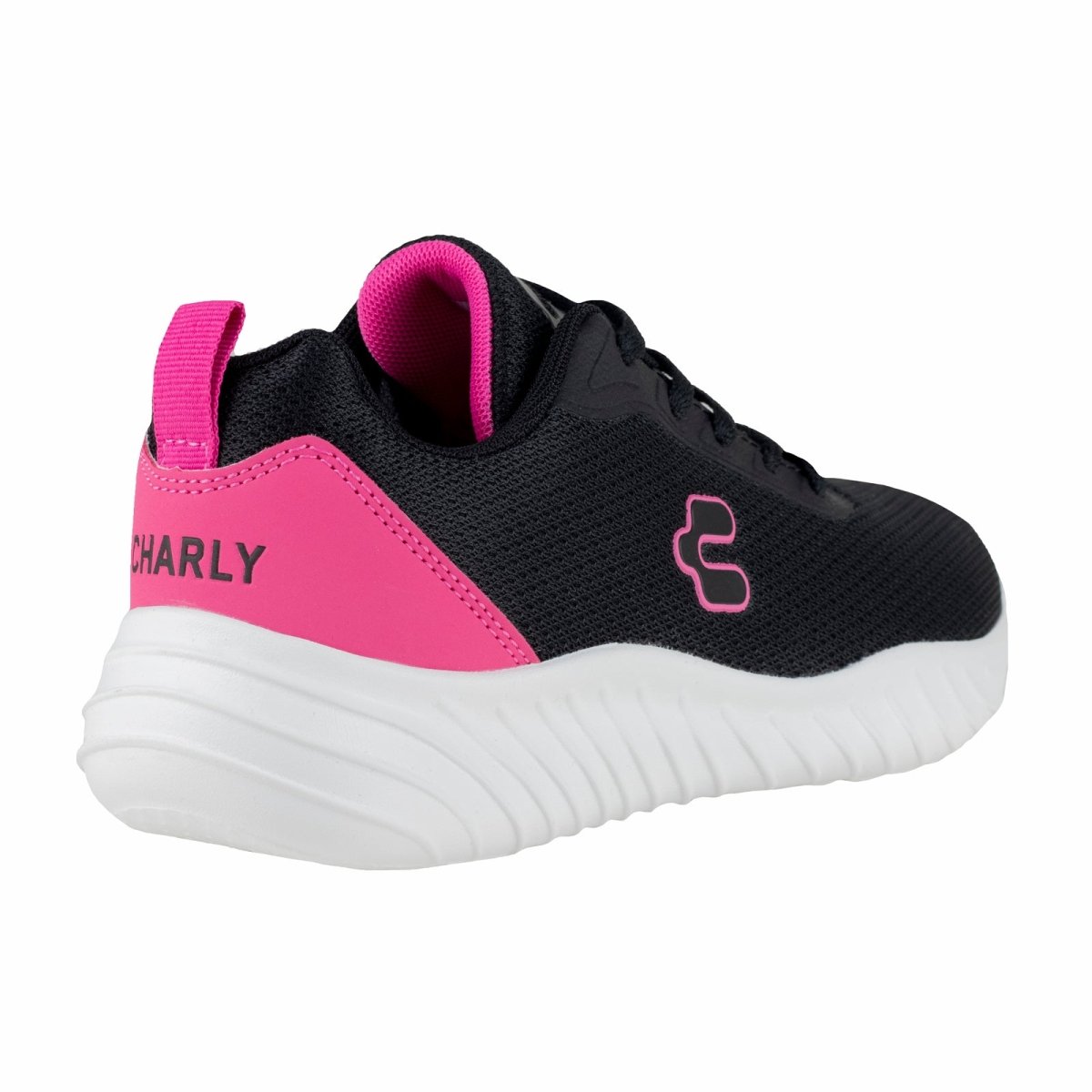 Tenis Running Para Dama Charly 1059169 Negro Fiusha 1059169 - 230 - 002 - Roma Zapaterías
