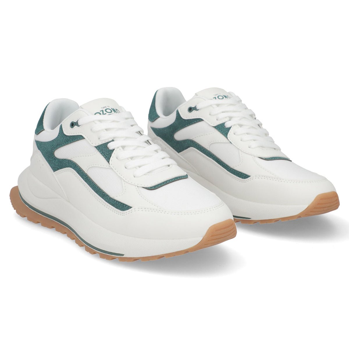 Tenis Sneaker Para Caballero Capa De Ozono 615501 Verde CO615501 - 250 - VER - Roma Zapaterías