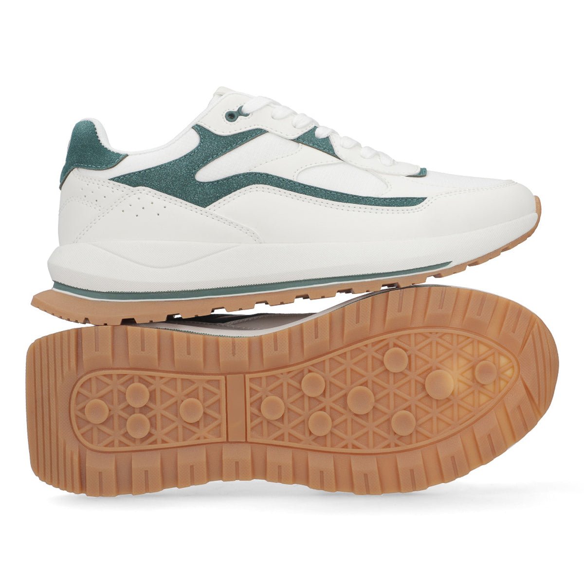Tenis Sneaker Para Caballero Capa De Ozono 615501 Verde CO615501 - 250 - VER - Roma Zapaterías