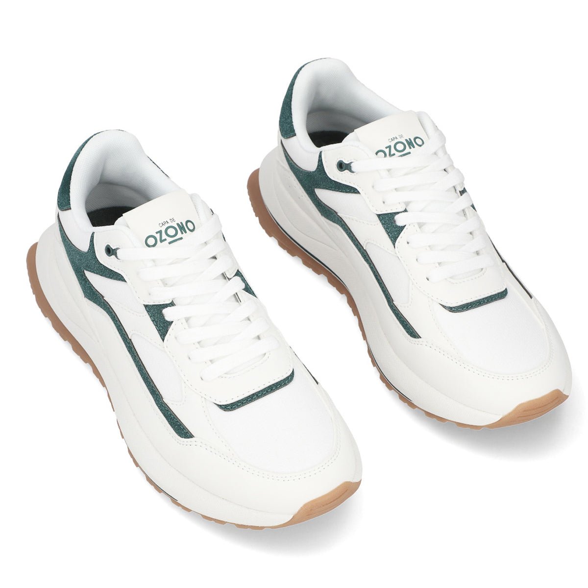 Tenis Sneaker Para Caballero Capa De Ozono 615501 Verde CO615501 - 250 - VER - Roma Zapaterías