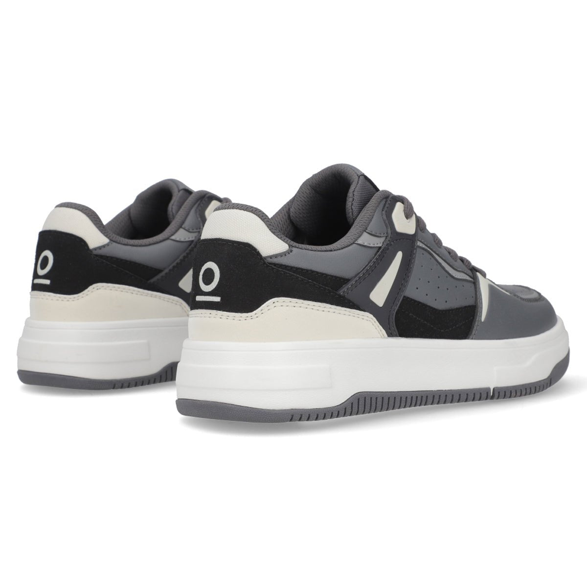 Tenis Urbano Para Caballero Capa De Ozono 615701 Gris Negro CO615701 - 250 - GSN - Roma Zapaterías