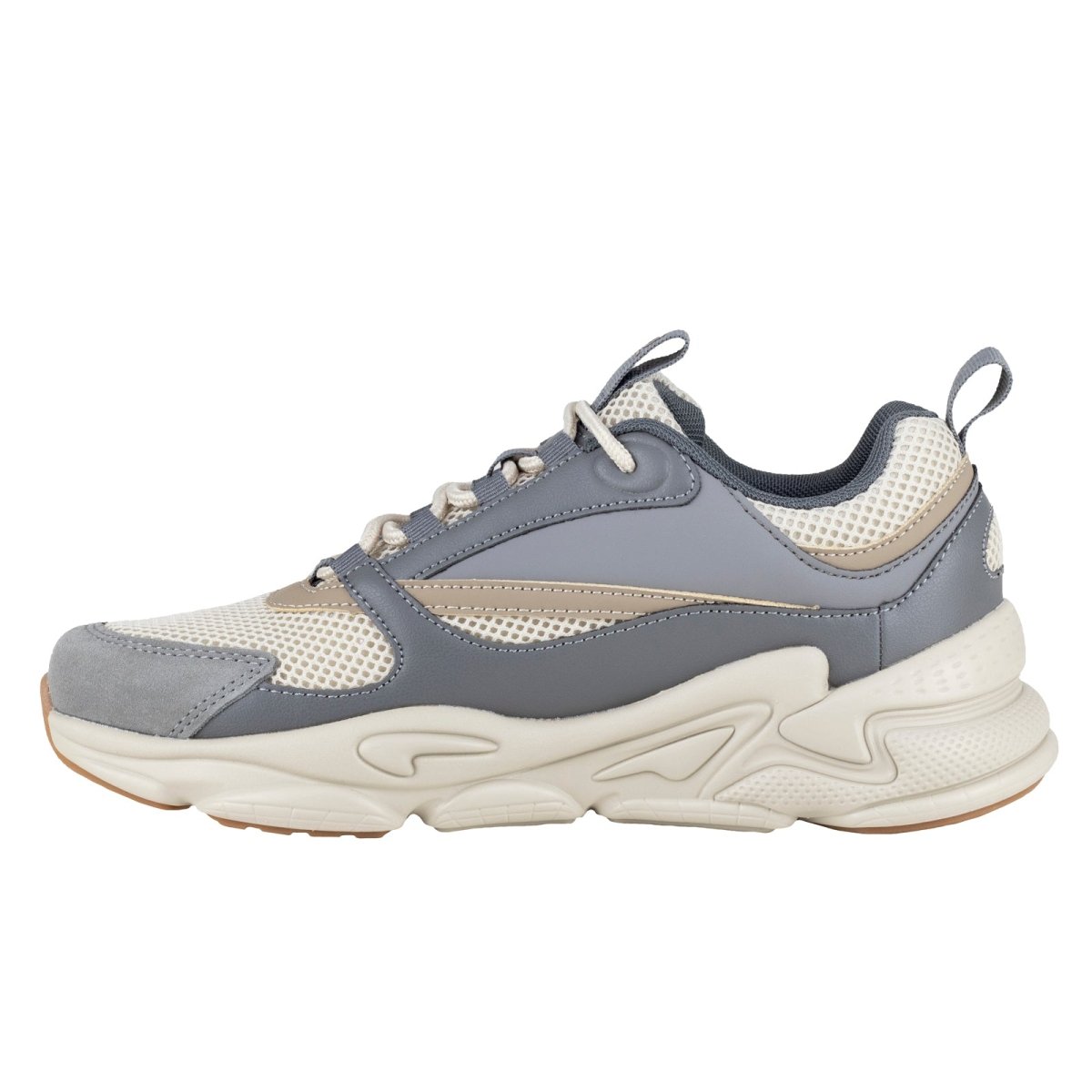 Tenis Urbano Suela Gruesa Caballero Capa De Ozono 615901 Gris CO615901 - 250 - GBE - Roma Zapaterías