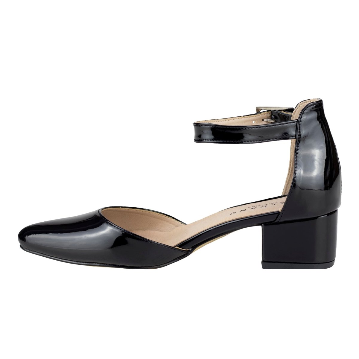 Zapatilla Baja Para Dama Valdano 663 Charol Negro VC663 - 220 - CHN - Roma Zapaterías