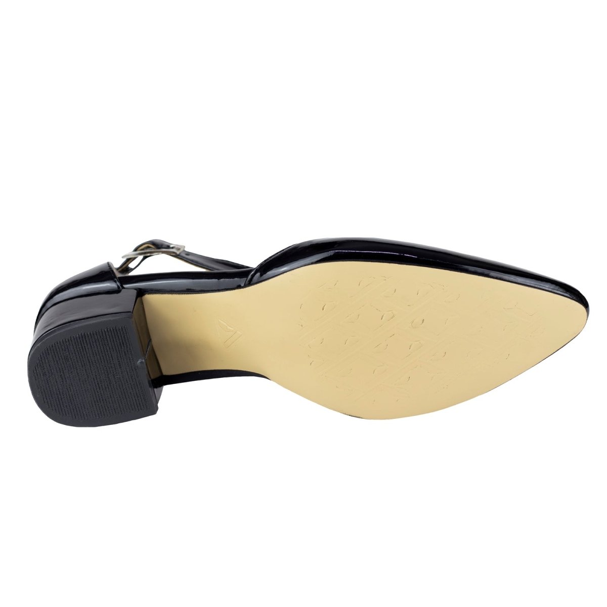 Zapatilla Baja Para Dama Valdano 663 Charol Negro VC663 - 220 - CHN - Roma Zapaterías