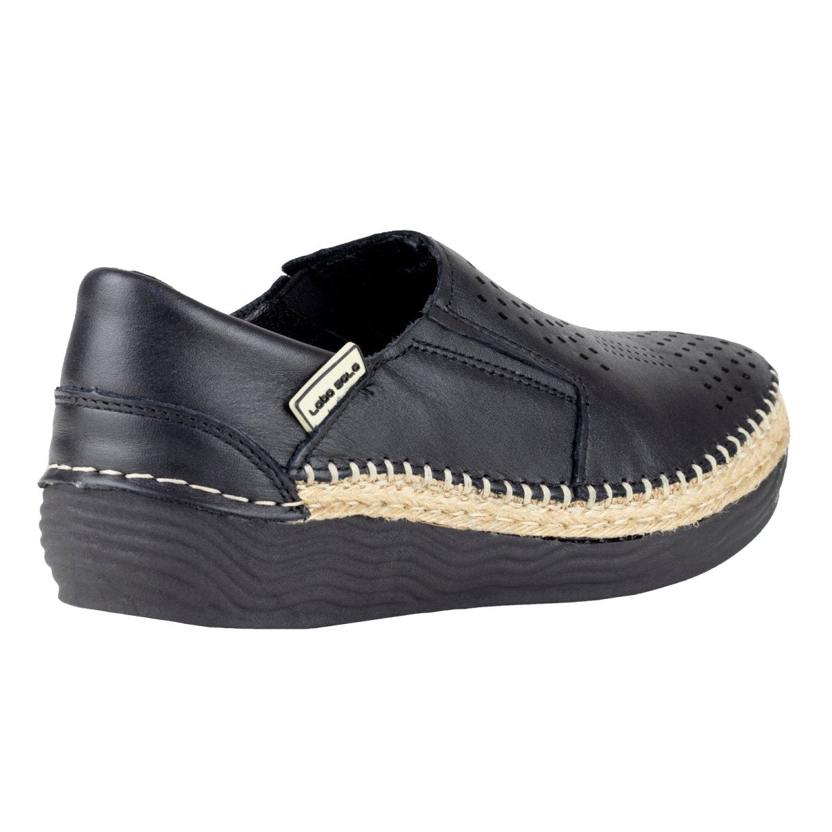 Zapato Choclo Judy Casual Lobo Solo 5079 Negro LS5079 - 220 - ANG - Roma Zapaterías