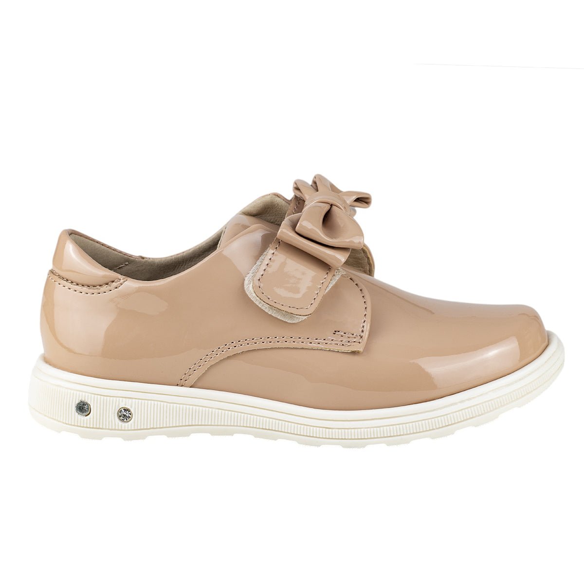Zapato Derby Para Niña Chabelo C895 - A Charol Beige 18 - 21.5 895A - 180 - CBG - Roma Zapaterías