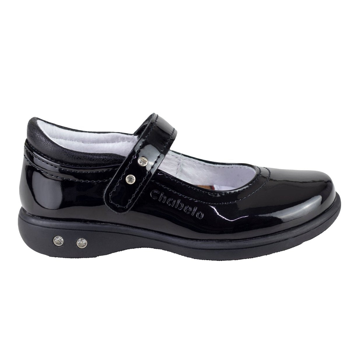 Zapato Escolar Niña C23 - A Negro Charol 22 - 26 23A - 220 - NGR - Roma Zapaterías