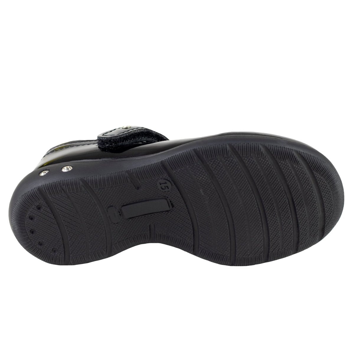 Zapato Escolar Niña C23 - A Negro Charol 22 - 26 23A - 220 - NGR - Roma Zapaterías