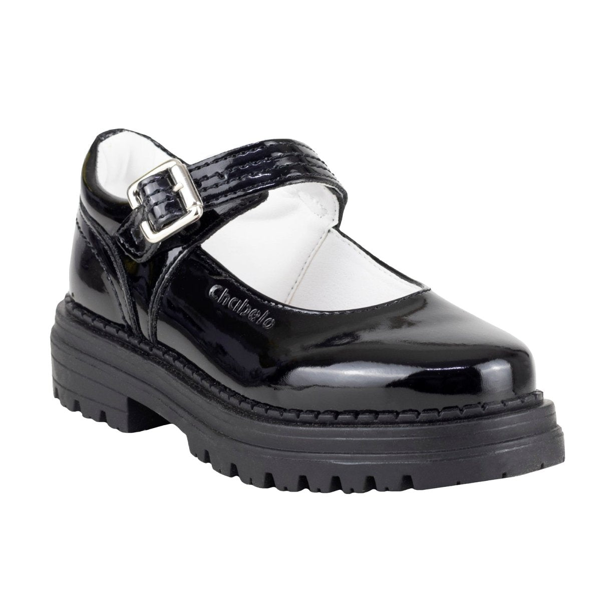 Zapato Escolar Niña Chabelo C224-A Negro Charol 22-26 – Roma