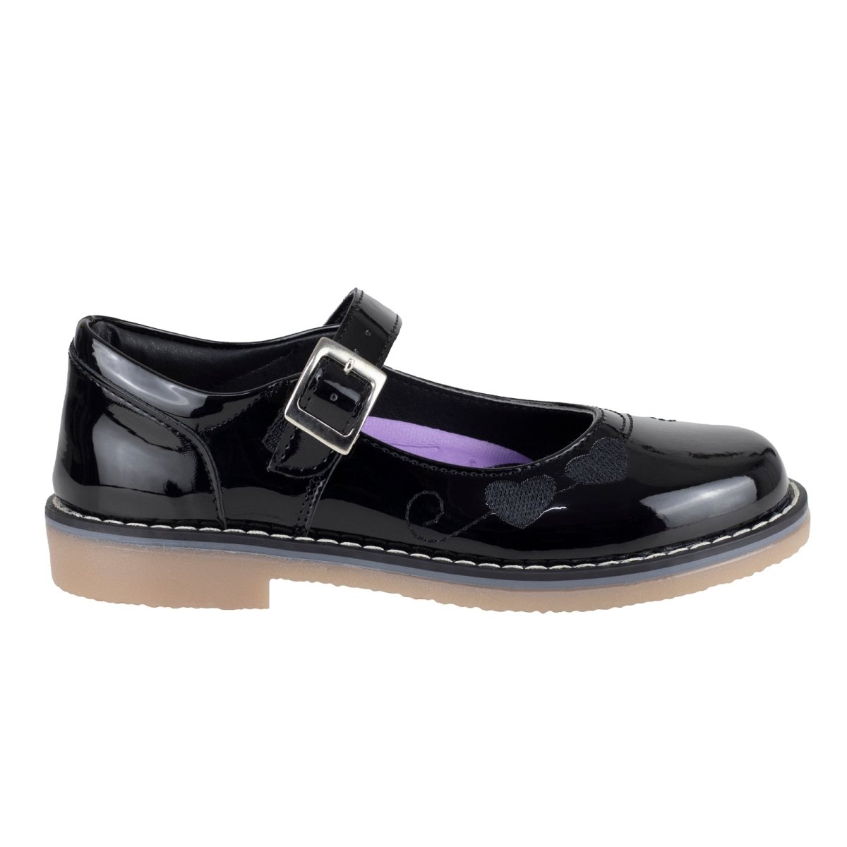 Zapato Escolar Para Niña Vavito 762004 Charol Negro 22 - 24.5 VT762004 - 220 - CHN - Roma Zapaterías