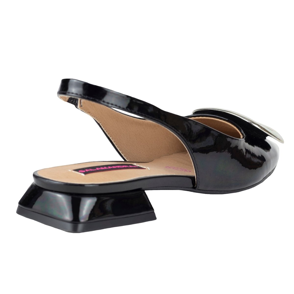 Zapato Flat Para Dama 294 - 3982 - C Charol Negro 2943982C - 225 - CHN - Roma Zapaterías