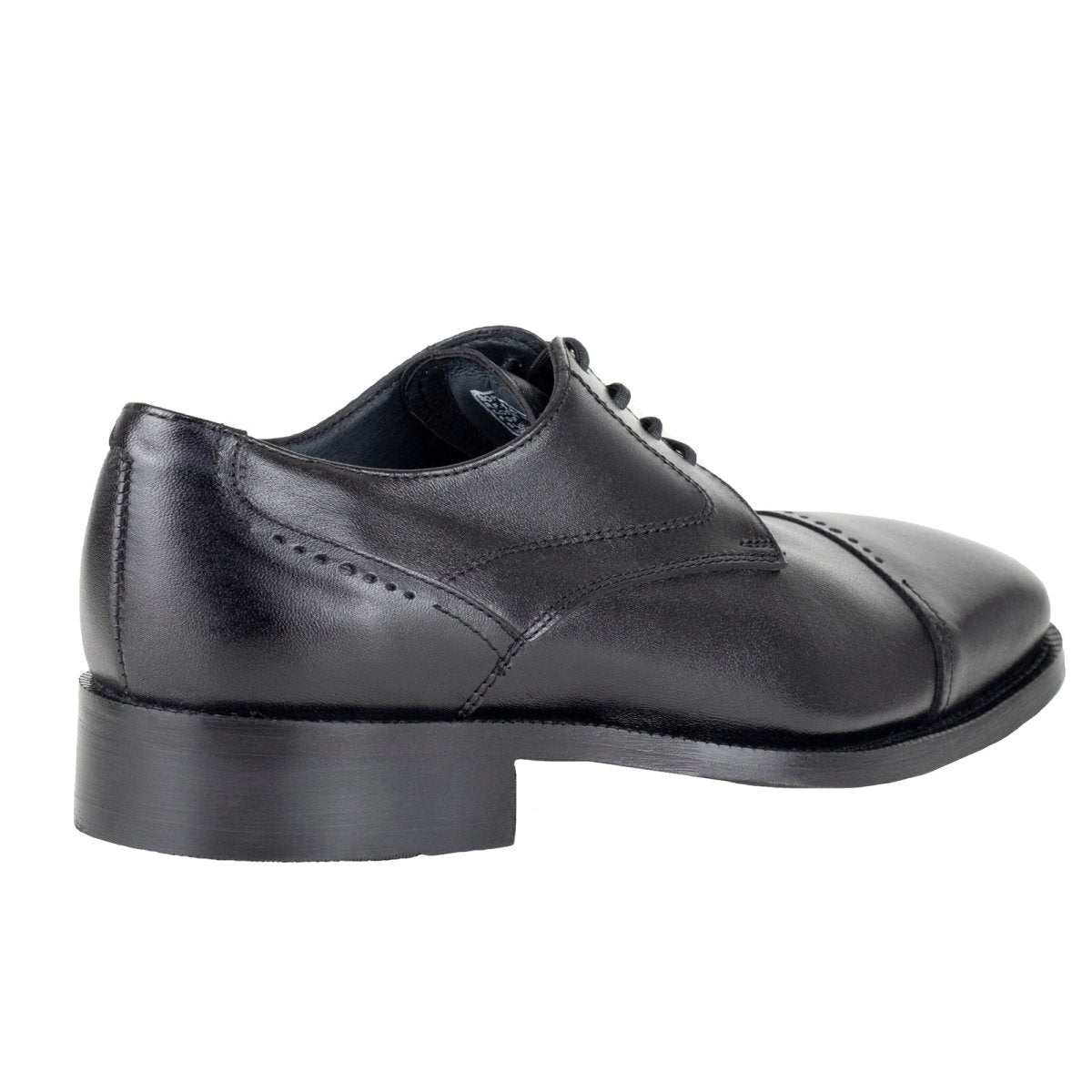 Zapato Formal Oxford Suela de Cuero Caballero Bond 10116 Negro BD10116 - 250 - NGR - Roma Zapaterías