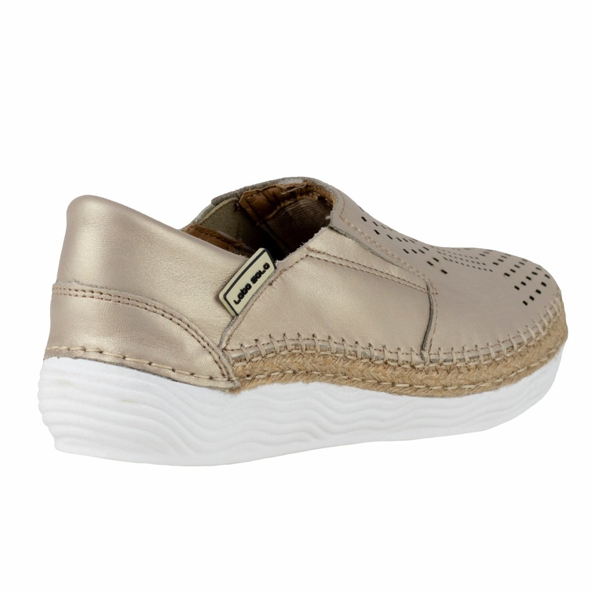 Zapato Mocasín Judy Dama Lobo Solo 5079 Platino LS5079 - 220 - AGP - Roma Zapaterías