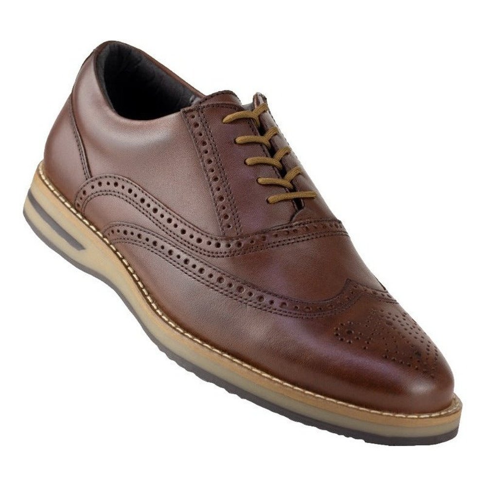 Zapatos Bostonianos Hombre Gino Cherruti Clasico 6027 Café