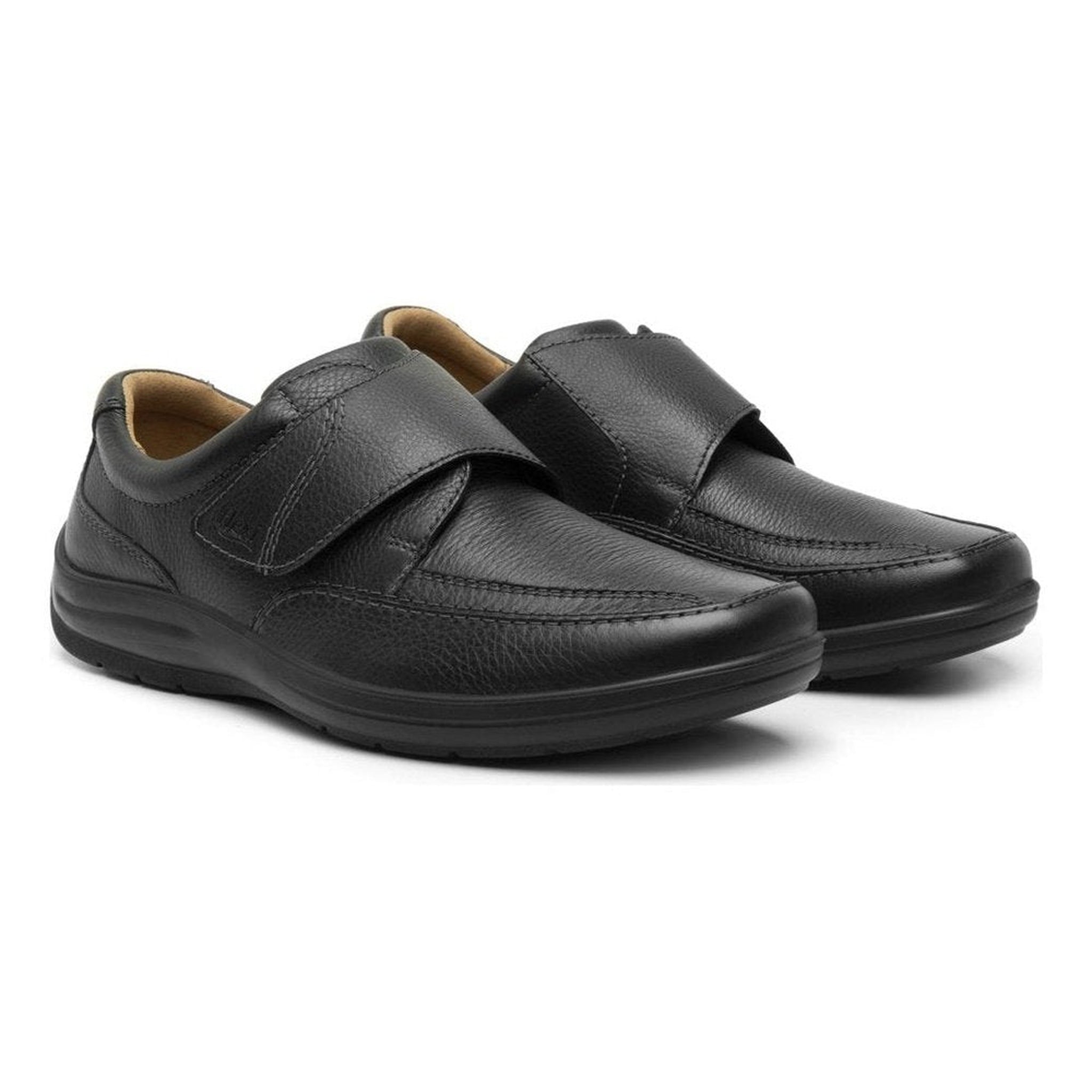 Zapato Derby Flexi Para Hombre Con Broche 415901 Negro Moda