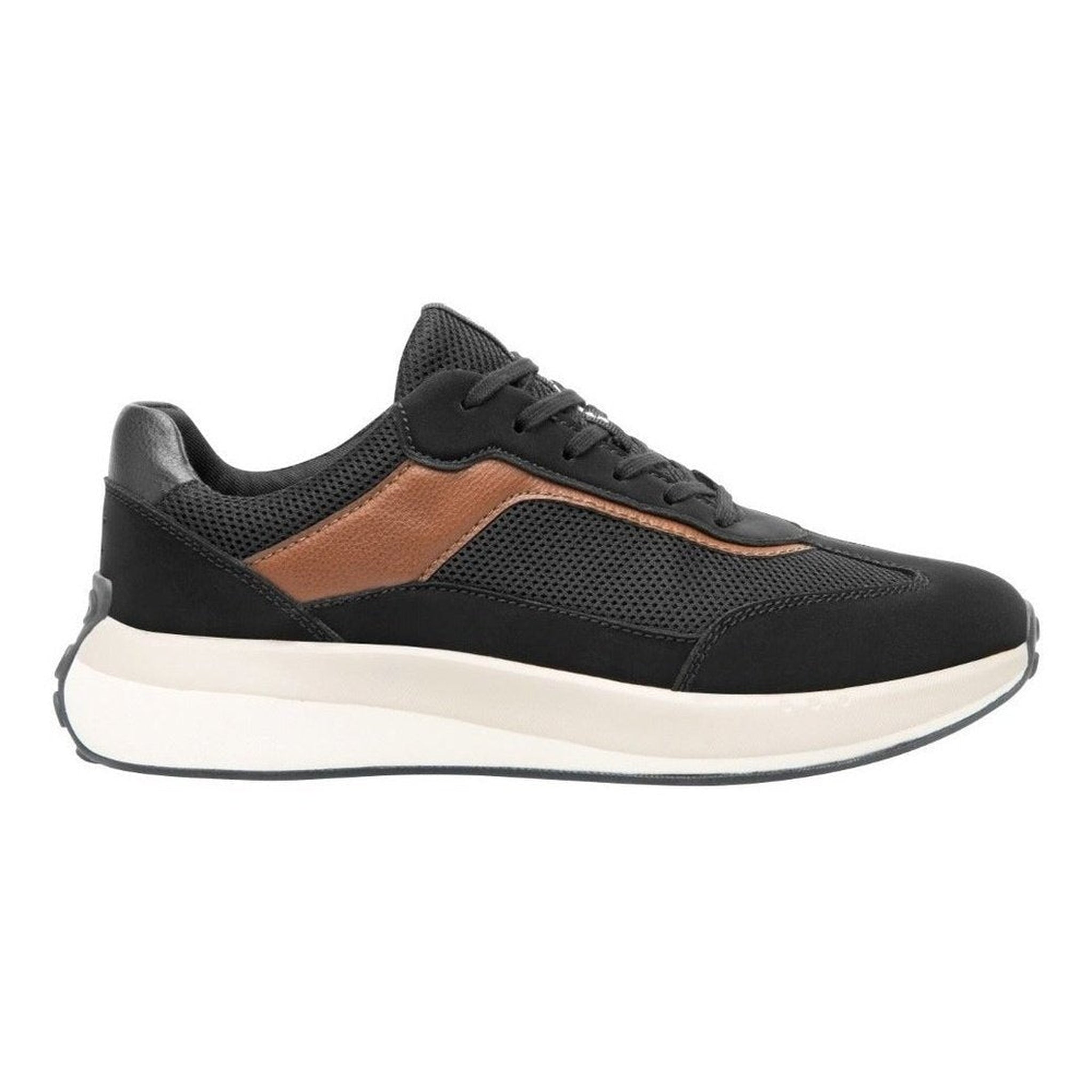 Tenis Clásicos Para Hombre Moda Casuales Flexi 413902 Negro