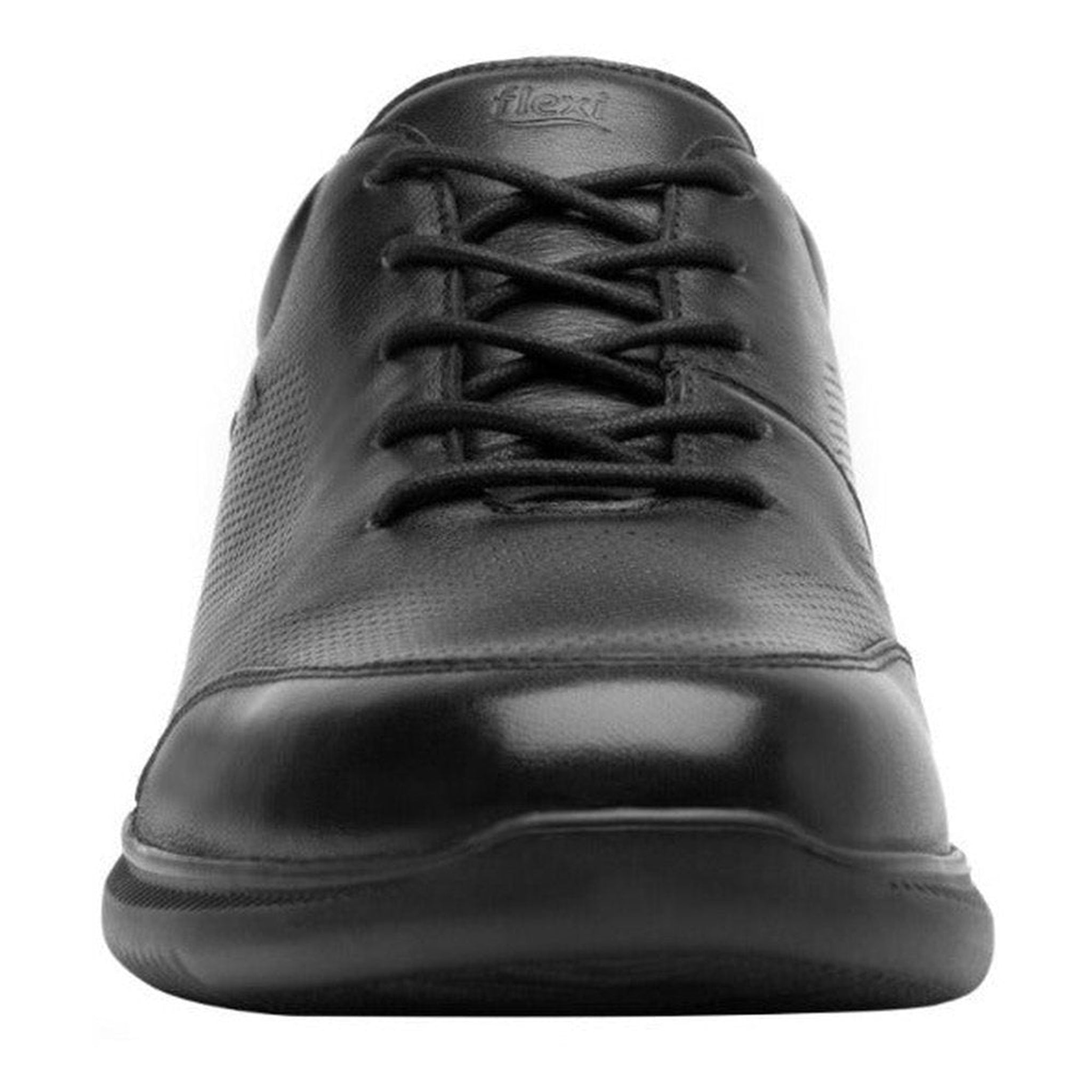 Zapato Derby Casual De Hombre Flexi 413005 Negro Flowtek