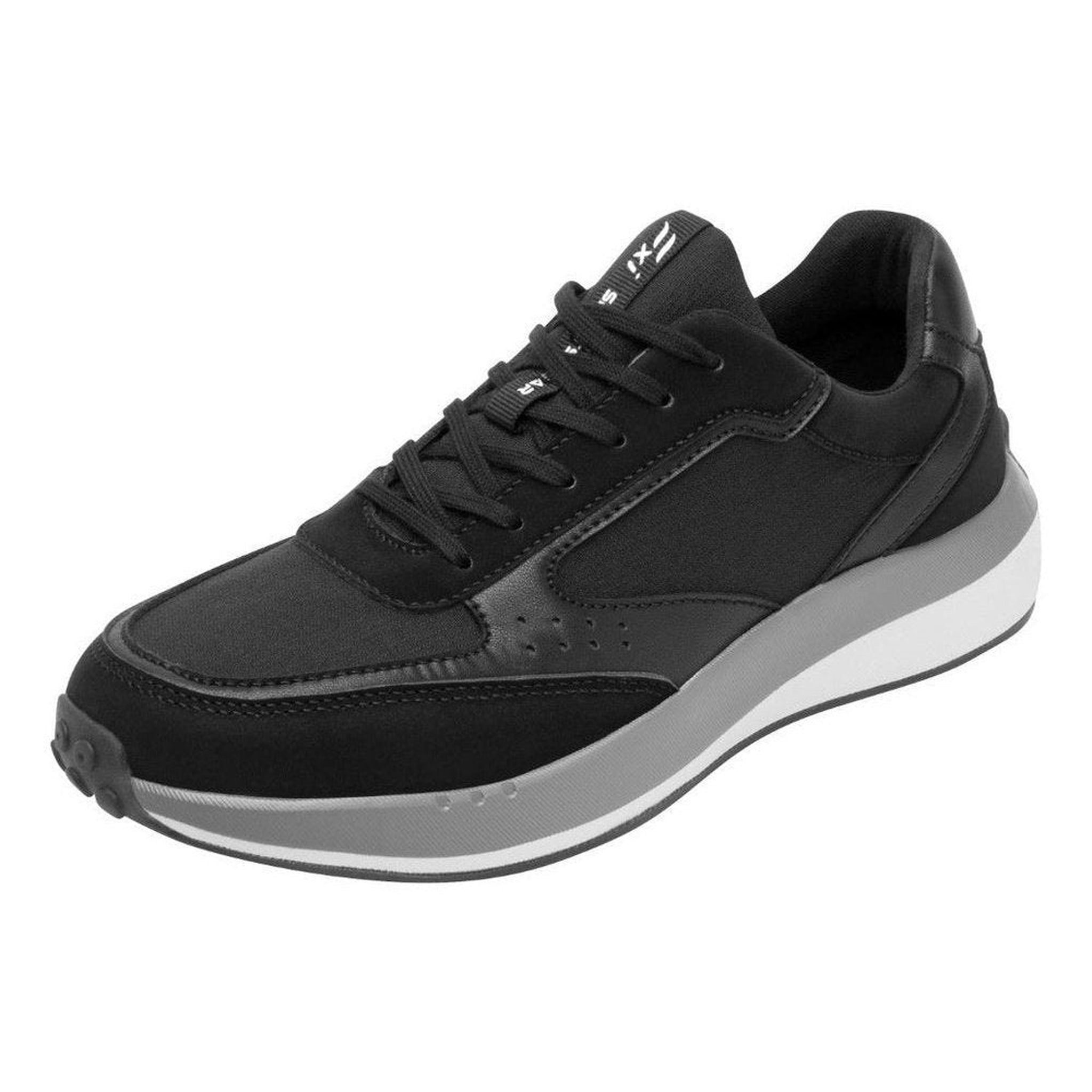 Tenis De Hombre Casual Flexi 413901 Negro Suela Extr Liviana