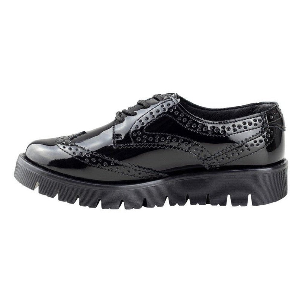 Zapatos Coqueta Escolares Bostoniano Charol 54703-c Negro