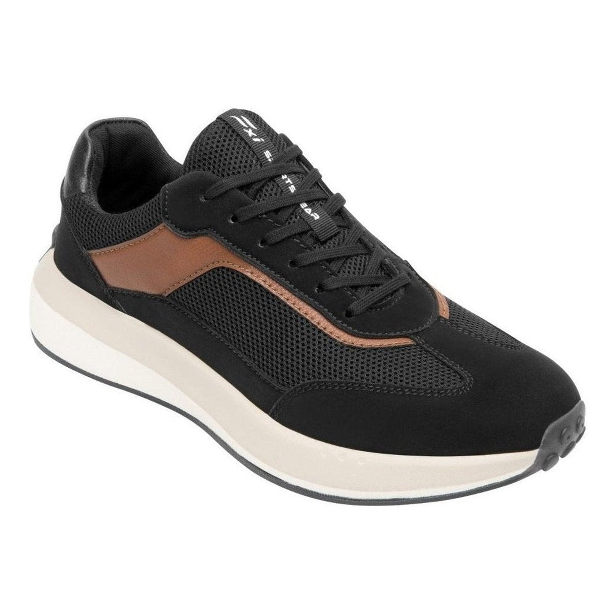 Tenis Clásicos Para Hombre Moda Casuales Flexi 413902 Negro