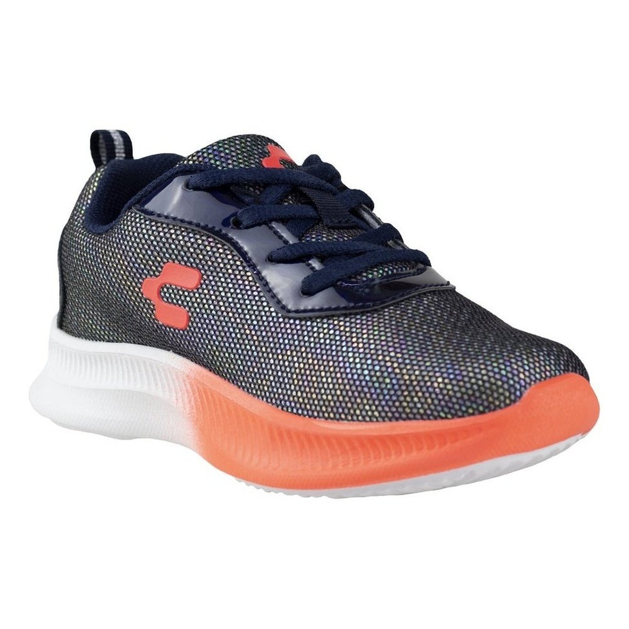 Tenis De Niña Charly Kids 1098181 Marino Coral Flourescentes